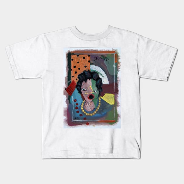 the dazzler & HOPE original painting by tyler tilley Kids T-Shirt by Tiger Picasso